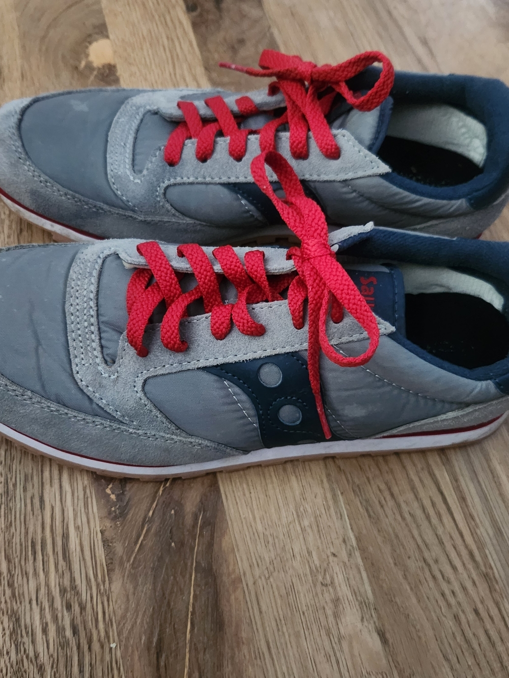 Saucony Jazz Lowpro 2866-133 Mens Gray Suede Lifestyle Sneakers
